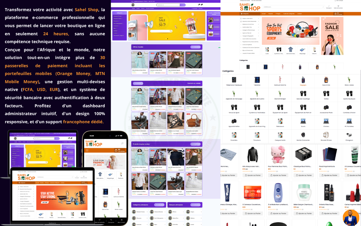 Sahel Shop V1 | V2 | V3
