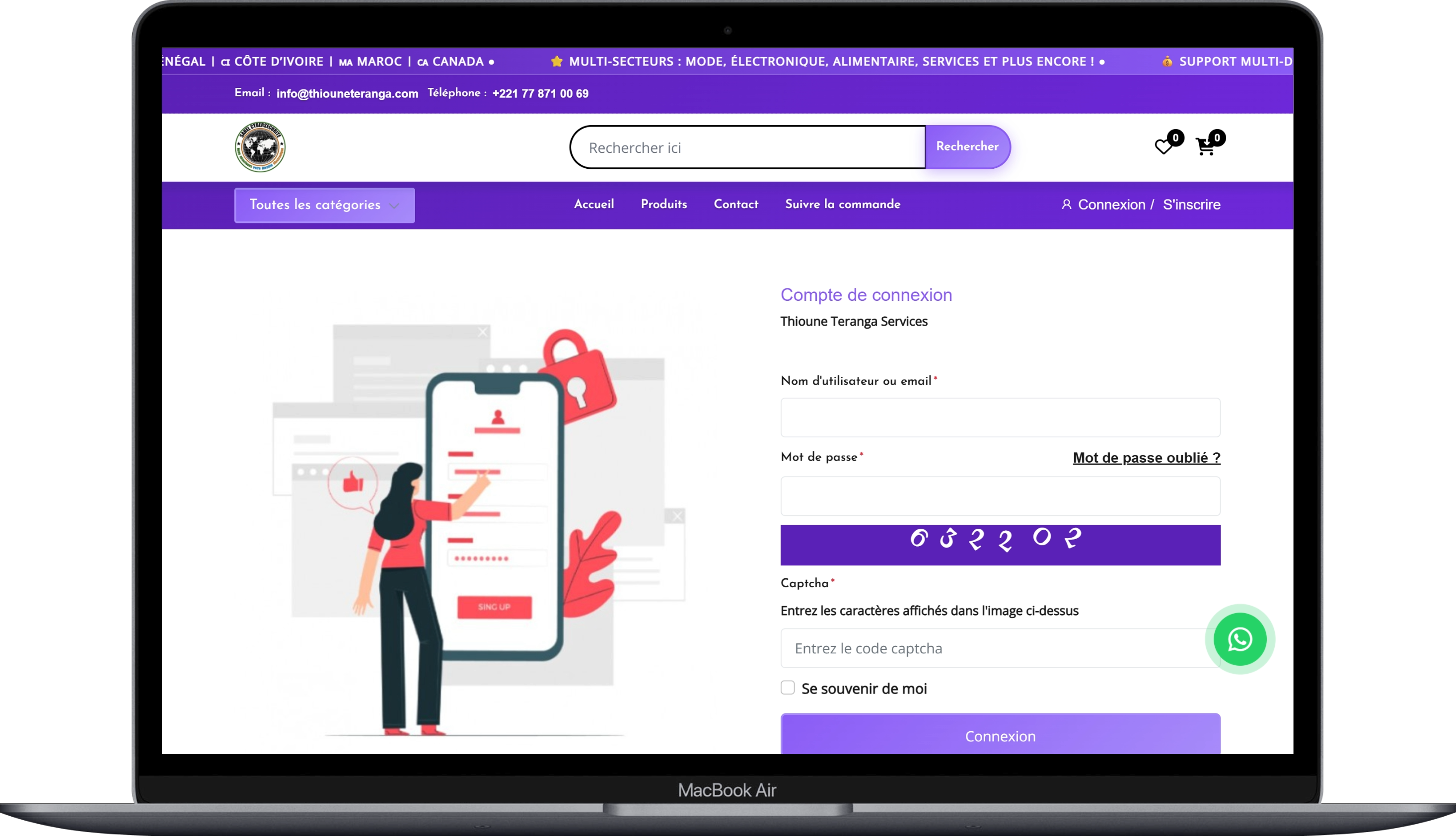 Connexion Utilisateur