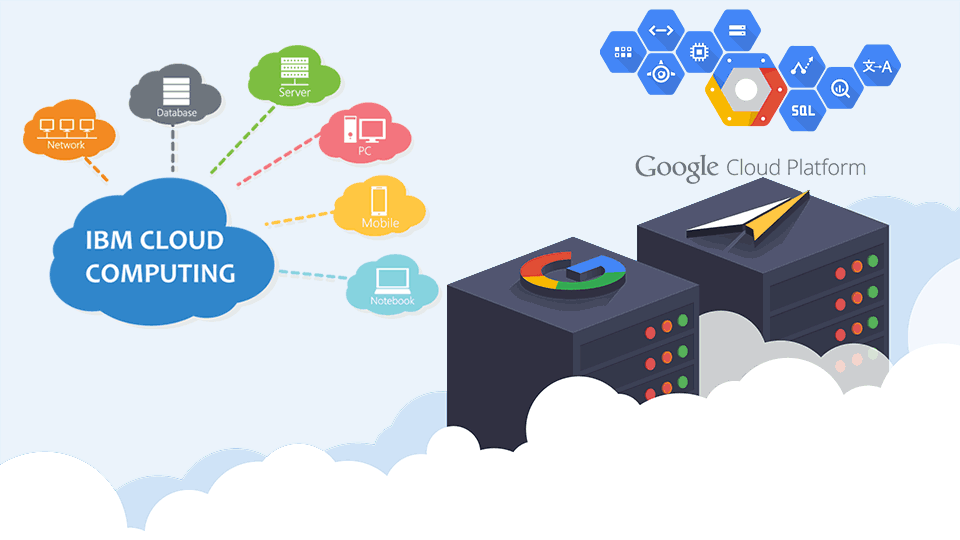 AWS,Microsoft Azure,Google Cloud Platform,géant,ibm cloud